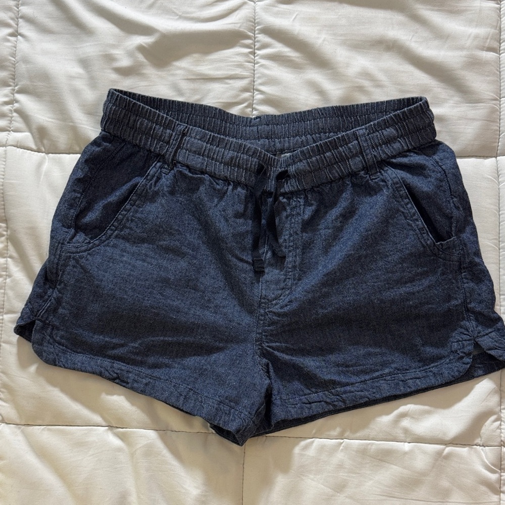 Prana Women's Dark Blue Organic cotton Shorts